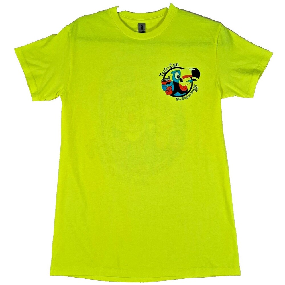 New Belgium Brewing Tour de Fat 2025 Two-Can Bicycle Parade T-shirt-SZ S-NEW!